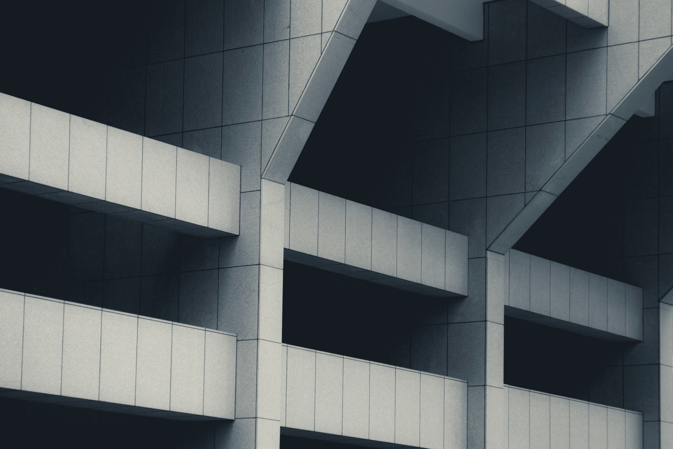 Modern architectural facade
